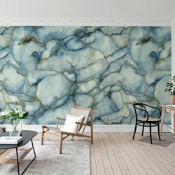 Fototapet, Agate Dreams, Blue, Rebel Walls