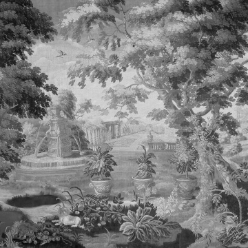 Fototapet, Antique Tapestry, Black & White, Rebel Walls - Img 2
