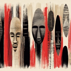Fototapet Artistic Continent Mystique Rituel Rêve CMR206