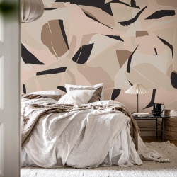 Fototapet, Artsy Forms, Pink, Rebel Walls