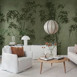 Fototapet, Bambusa, Green, Rebel Walls - Img 3