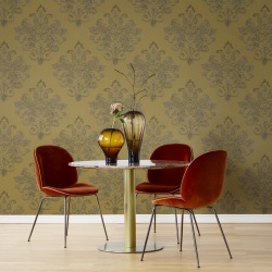 Fototapet, Baroque Pearl, Yellow, Rebel Walls