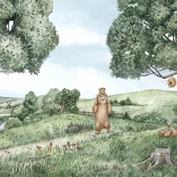 Fototapet Bears and Bees, Kikki Belle - Img 2