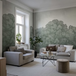 Fototapet, Belle Buisson, Turquoise Vintage, Rebel Walls
