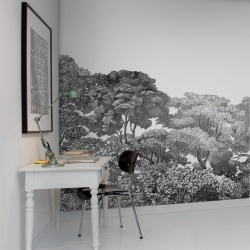 Fototapet, Bellewood, Black Toile, Rebel Walls - Img 3