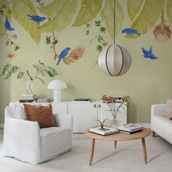 Fototapet, Birds in the Trees, Beige, Rebel Walls - Img 3