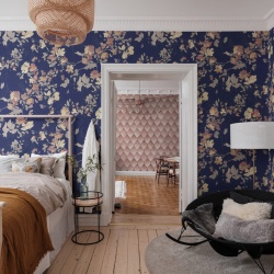 Fototapet, Blooming Garden, Dark Blue, Rebel Walls - Img 7