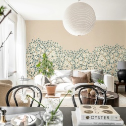 Fototapet, Blossom Tree, Blue, Rebel Walls