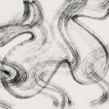 Fototapet, Blurry Stripes, Black & White, Rebel Walls - Img 2