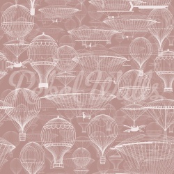 Fototapet, Bon Voyage, Pink, Rebel Walls - Img 2