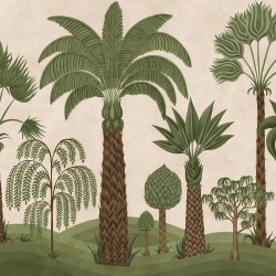 Fototapet, Botanical Bliss, Beige, Rebel Walls - Img 2