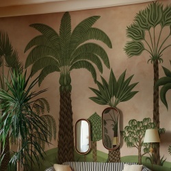 Fototapet, Botanical Bliss, Peach, Rebel Walls