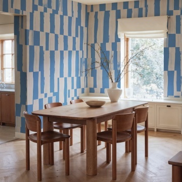 Fototapet, Broken Stripes, Blue, Rebel Walls - Img 3