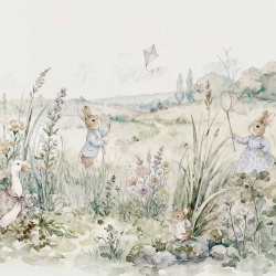 Fototapet, Bunnies, Indigo, Coordonne