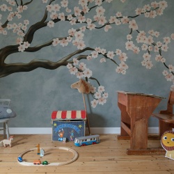 Fototapet, Calm Blossom, Pink, Rebel Walls - Img 3