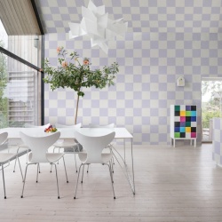 Fototapet, Chess, Lilac, Rebel Walls