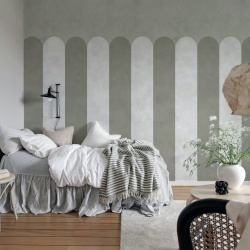 Fototapet, Circus Stripes, Pearl, Rebel Walls