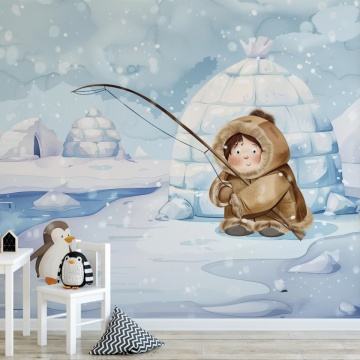 Fototapet copii, Snowy Adventure 015 - Img 1