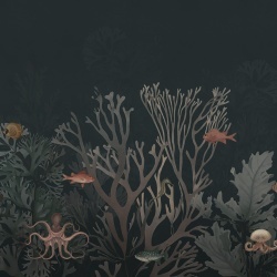 Fototapet, Coral World, Night, Rebel Walls - Img 2