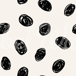 Fototapet, Doodle Dots, Black, Rebel Walls - Img 2