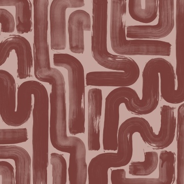 Fototapet, Drape Brush, Red, Rebel Walls - Img 2