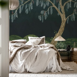 Fototapet, Dreamy Tree, Midnight, Rebel Walls