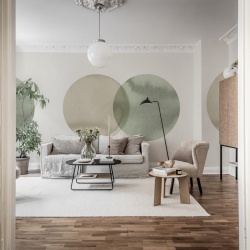 Fototapet, Eclipse, Beige Green, Rebel Walls - Img 11