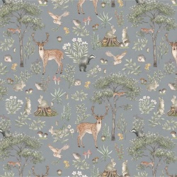 Fototapet Fantastic Forest - Blue, Kikki Belle - Img 2