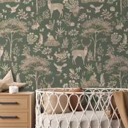 Fototapet Fantastic Forest - Vintage Green, Kikki Belle - Img 5