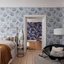 Fototapet, Floral Ripple, Blue, Rebel Walls - Img 5