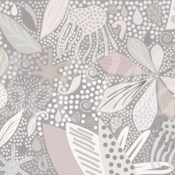 Fototapet, Flower Art, Pastel, Rebel Walls - Img 2