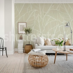 Fototapet, Giant Leafs, Sand, Rebel Walls