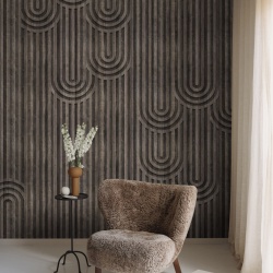 Fototapet, Happy Hills, Walnut, Rebel Walls