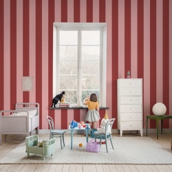 Fototapet, Happy Stripes, Raspberry, Rebel Walls - Img 4