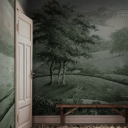 Fototapet, Hilltop House, Green, Rebel Walls - Img 3