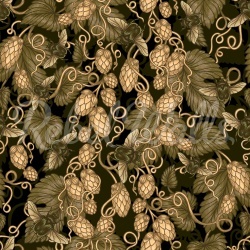 Fototapet, Hop Garden, Brown, Rebel Walls - Img 2
