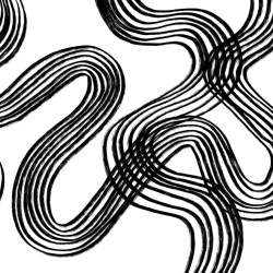 Fototapet, Ink Stripes, Black & White, Rebel Walls - Img 5