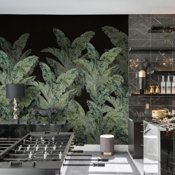 Fototapet, Jungle Pearl, Black, Rebel Walls - Img 7
