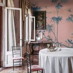 Fototapet lavabil, Bamboo Grove, Pink, Sandberg