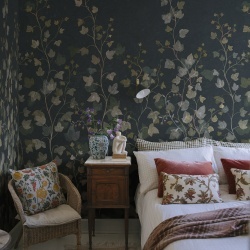 Fototapet lavabil, Ivy, Midnight Blue, Sandberg