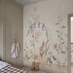 Fototapet lavabil, Vilhelmina, Beige, Sandberg