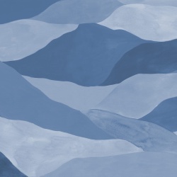 Fototapet, Misty Peaks, Blue, Rebel Walls - Img 2