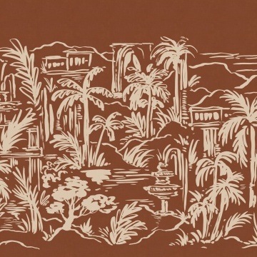 Fototapet, Palm Oasis, Rust, Rebel Walls - Img 2