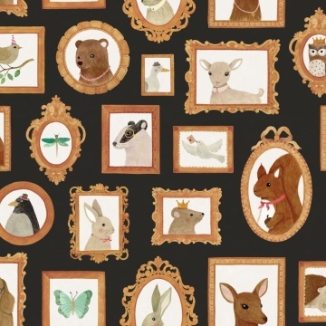 Fototapet, Pet Frames, Black, Rebel Walls - Img 2