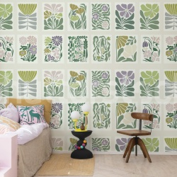 Fototapet, Playful Flora, Pastel, Rebel Walls