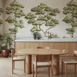 Fototapet, Poetic Trees, Beige, Rebel Walls