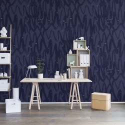 Fototapet, Pulse of Passion, Blue, Rebel Walls