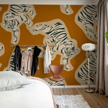 Fototapet, Quirky Tigers, Rust, Rebel Walls - Img 3