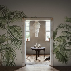 Fototapet, Retro Jungle, Green, Rebel Walls - Img 3