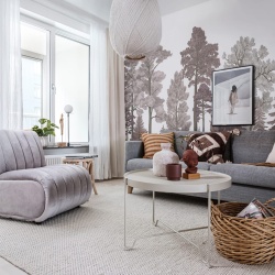 Fototapet, Scandinavian Bellewood, Dawn, Rebel Walls